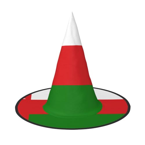 SamLng Flagge Oman Halloween Hexenhut für Erwachsene Partyhut Maskerade Karneval Cosplay Spitze Horn Dekoration Kappe SamLng Flagge Oman Halloween Hexenhut für Erwachsene Partyhut Maskerade Karneval Cosplay Spitze Horn Dekoration Kappe von SamLng