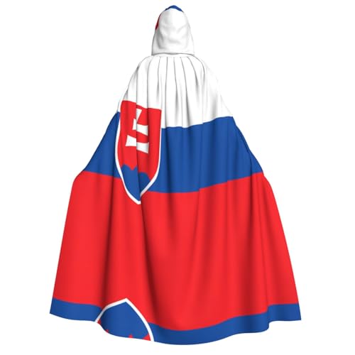 SamLng Flagge der Slowakei Kapuzenumhang Erwachsene - Universal Rollenspiel Kostüm Cosplay Umhang Robe - Perfekt für Halloween, Ostern, Karneval SamLng Flagge der Slowakei Kapuzenumhang Erwachsene - Universal Rollenspiel Kostüm Cosplay Umhang Robe - Perfekt für Halloween, Ostern, Karneval von SamLng