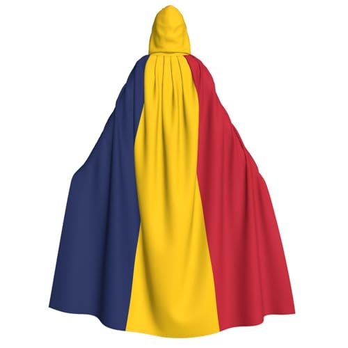 SamLng Flagge des Tschad Kapuzenumhang Erwachsene - Universal Rollenspiel Kostüm Cosplay Umhang Robe - Perfekt für Halloween, Ostern, Karneval SamLng Flagge des Tschad Kapuzenumhang Erwachsene - Universal Rollenspiel Kostüm Cosplay Umhang Robe - Perfekt für Halloween, Ostern, Karneval von SamLng