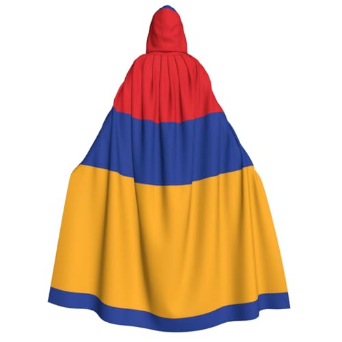 SamLng Flagge von Armenien Kapuzenumhang Erwachsene - Universal Rollenspiel Kostüm Cosplay Umhang Robe - Perfekt für Halloween, Ostern, Karneval SamLng Flagge von Armenien Kapuzenumhang Erwachsene - Universal Rollenspiel Kostüm Cosplay Umhang Robe - Perfekt für Halloween, Ostern, Karneval von SamLng