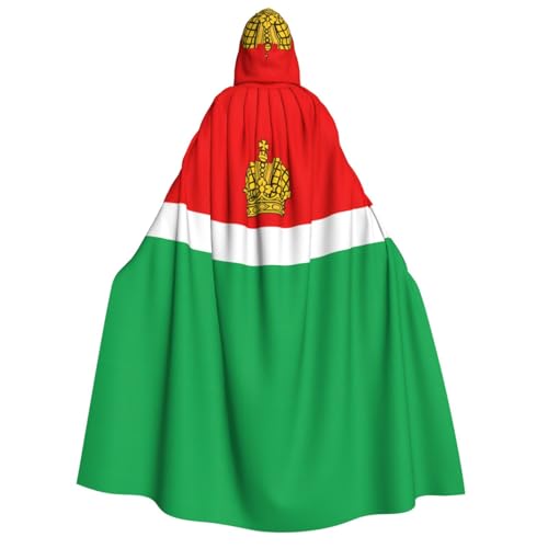 SamLng Flagge von Kaluga Kapuzenumhang Erwachsene - Universal Rollenspiel Kostüm Cosplay Umhang Robe - Perfekt für Halloween, Ostern, Karneval SamLng Flagge von Kaluga Kapuzenumhang Erwachsene - Universal Rollenspiel Kostüm Cosplay Umhang Robe - Perfekt für Halloween, Ostern, Karneval von SamLng