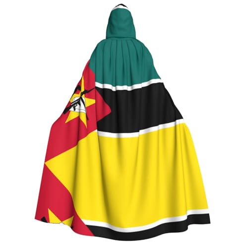 SamLng Flagge von Mosambik Kapuzenumhang Erwachsene - Universal Rollenspiel Kostüm Cosplay Umhang Robe - Perfekt für Halloween, Ostern, Karneval SamLng Flagge von Mosambik Kapuzenumhang Erwachsene - Universal Rollenspiel Kostüm Cosplay Umhang Robe - Perfekt für Halloween, Ostern, Karneval von SamLng