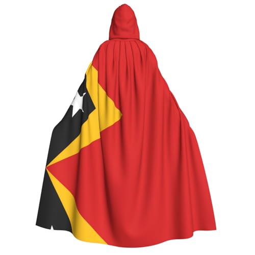 SamLng Flagge von Timor-Leste Kapuzenumhang Erwachsene - Universal Rollenspiel Kostüm Cosplay Umhang Robe - Perfekt für Halloween, Ostern, Karneval SamLng Flagge von Timor-Leste Kapuzenumhang Erwachsene - Universal Rollenspiel Kostüm Cosplay Umhang Robe - Perfekt für Halloween, Ostern, Karneval von SamLng