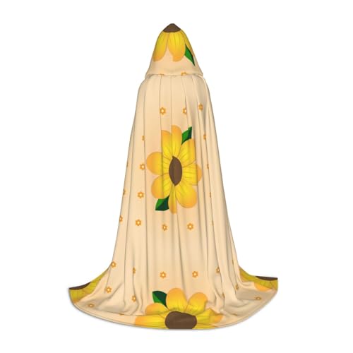 SamLng Goldener Sonnenblumen-Umhang mit Kapuze, perfekt für Weihnachten, Halloween, Ostern, Karneval und Cosplay SamLng Goldener Sonnenblumen-Umhang mit Kapuze, perfekt für Weihnachten, Halloween, Ostern, Karneval und Cosplay von SamLng