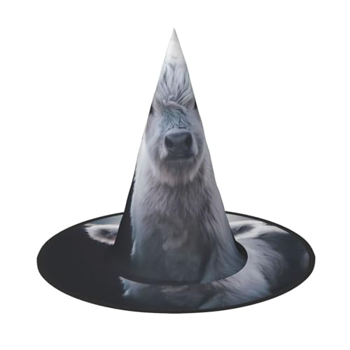 SamLng Graue Kuh Halloween Kostüm Hut für Erwachsene - Hexenhut Partyzubehör - faltbar für Weihnachten, Ostern & Halloween SamLng Graue Kuh Halloween Kostüm Hut für Erwachsene - Hexenhut Partyzubehör - faltbar für Weihnachten, Ostern & Halloween von SamLng
