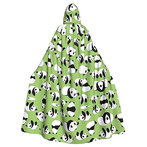 SamLng Grüner Hintergrund Panda Kapuzenumhang für Erwachsene - Bequemer und langlebiger Kapuzenumhang für Halloween, Ostern, Karneval, Weihnachten SamLng Grüner Hintergrund Panda Kapuzenumhang für Erwachsene - Bequemer und langlebiger Kapuzenumhang für Halloween, Ostern, Karneval, Weihnachten von SamLng