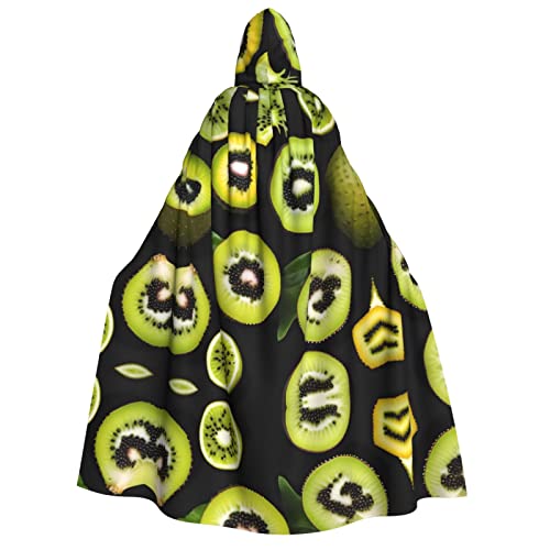 SamLng Grüner Kiwi-Umhang mit Kapuze – Erwachsenenkostüm für Damen und Herren, Rollenspiel-Kostüm – perfekt für Halloween, Ostern, Karneval und Partys SamLng Grüner Kiwi-Umhang mit Kapuze – Erwachsenenkostüm für Damen und Herren, Rollenspiel-Kostüm – perfekt für Halloween, Ostern, Karneval und Partys von SamLng