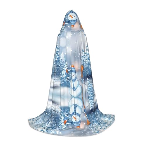 SamLng Hardworking Snowman Hooded Cloak - Rollenspiel Kostüm für Teenager geeignet für Cosplay, Weihnachten, Halloween, Ostern, Karneval SamLng Hardworking Snowman Hooded Cloak - Rollenspiel Kostüm für Teenager geeignet für Cosplay, Weihnachten, Halloween, Ostern, Karneval von SamLng