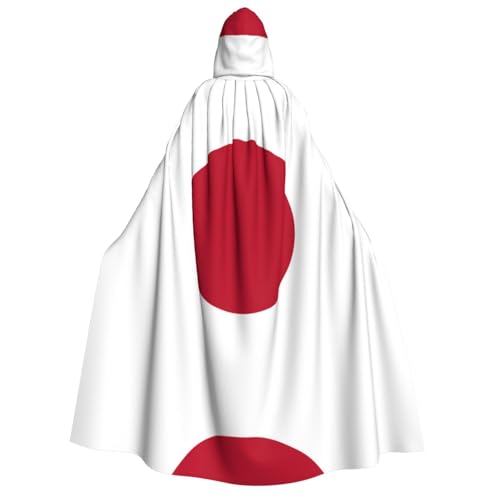 SamLng Japanische Flagge Kapuzenumhang Erwachsene - Universal Rollenspiel Kostüm Cosplay Umhang Robe - Perfekt für Halloween, Ostern, Karneval SamLng Japanische Flagge Kapuzenumhang Erwachsene - Universal Rollenspiel Kostüm Cosplay Umhang Robe - Perfekt für Halloween, Ostern, Karneval von SamLng