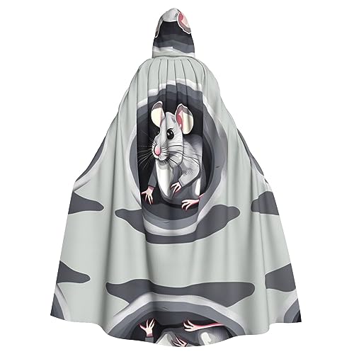 SamLng Kapuzenumhang Maus im Loch für Erwachsene - Bequemer und langlebiger Kapuzenumhang für Halloween, Ostern, Karneval, Weihnachten SamLng Kapuzenumhang Maus im Loch für Erwachsene - Bequemer und langlebiger Kapuzenumhang für Halloween, Ostern, Karneval, Weihnachten von SamLng