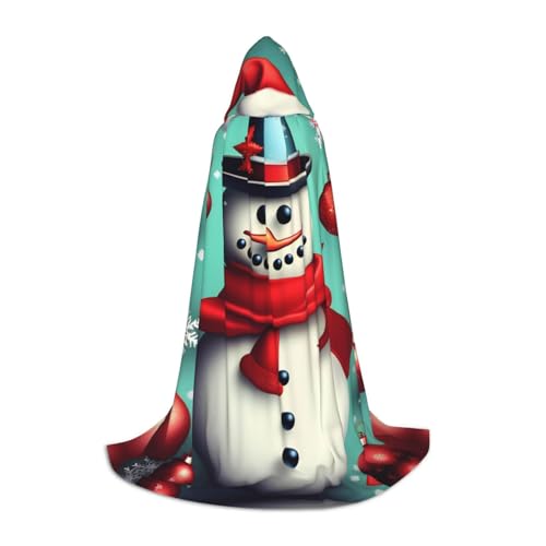 SamLng Kapuzenumhang mit Aufschrift "Merry Christmas Day", perfektes Kapuzen-Kostüm für Teenager, ideal für Cosplay, Weihnachten, Halloween SamLng Kapuzenumhang mit Aufschrift "Merry Christmas Day", perfektes Kapuzen-Kostüm für Teenager, ideal für Cosplay, Weihnachten, Halloween von SamLng