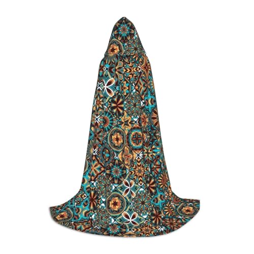 SamLng Kapuzenumhang mit Blumenmuster, Rollenspiel-Kostüm für Teenager, geeignet für Cosplay, Weihnachten, Halloween, Ostern, Karneval SamLng Kapuzenumhang mit Blumenmuster, Rollenspiel-Kostüm für Teenager, geeignet für Cosplay, Weihnachten, Halloween, Ostern, Karneval von SamLng