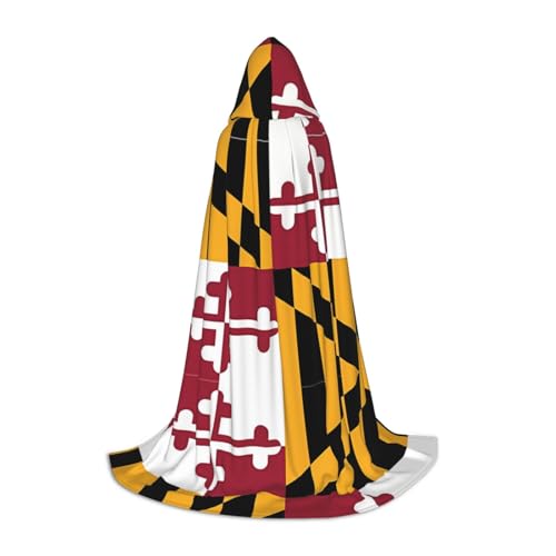 SamLng Kapuzenumhang mit Maryland-Flagge, perfekt für Weihnachten, Halloween, Ostern, Karneval und Cosplay SamLng Kapuzenumhang mit Maryland-Flagge, perfekt für Weihnachten, Halloween, Ostern, Karneval und Cosplay von SamLng