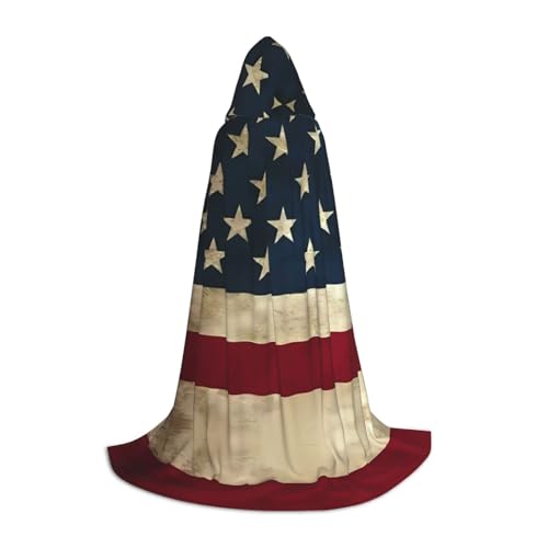 SamLng Kapuzenumhang mit US-Flagge, perfekt für Weihnachten, Halloween, Ostern, Karneval und Cosplay SamLng Kapuzenumhang mit US-Flagge, perfekt für Weihnachten, Halloween, Ostern, Karneval und Cosplay von SamLng