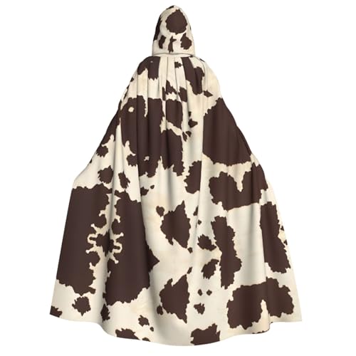 SamLng Kuhfell Druck Kapuzenumhang Erwachsene - Universal Rollenspiel Kostüm Cosplay Umhang Robe - Perfekt für Halloween, Ostern, Karneval SamLng Kuhfell Druck Kapuzenumhang Erwachsene - Universal Rollenspiel Kostüm Cosplay Umhang Robe - Perfekt für Halloween, Ostern, Karneval von SamLng