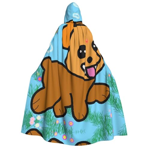 SamLng Lauf-Cartoon-Hunde-Kapuzenumhang – Erwachsenenkostüm für Damen und Herren, Rollenspiel-Kostüm – perfekt für Halloween, Ostern, Karneval und Partys SamLng Lauf-Cartoon-Hunde-Kapuzenumhang – Erwachsenenkostüm für Damen und Herren, Rollenspiel-Kostüm – perfekt für Halloween, Ostern, Karneval und Partys von SamLng