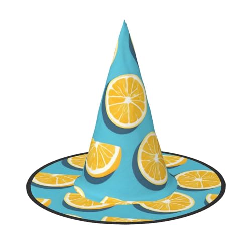 SamLng Lemon Wedges Erwachsene Halloween Kostüm Hut - Hexenhut Party Zubehör - Faltbar für Weihnachten, Ostern & Halloween SamLng Lemon Wedges Erwachsene Halloween Kostüm Hut - Hexenhut Party Zubehör - Faltbar für Weihnachten, Ostern & Halloween von SamLng