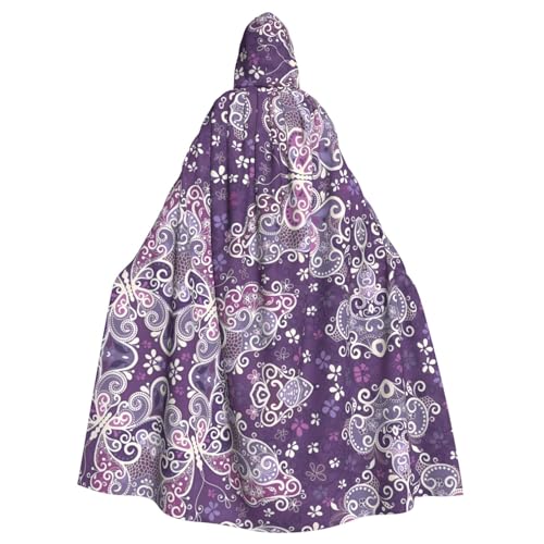 SamLng Lila Schmetterlinge Kapuzenumhang für Erwachsene - Bequemer und langlebiger Kapuzenumhang für Halloween, Ostern, Karneval, Weihnachten SamLng Lila Schmetterlinge Kapuzenumhang für Erwachsene - Bequemer und langlebiger Kapuzenumhang für Halloween, Ostern, Karneval, Weihnachten von SamLng