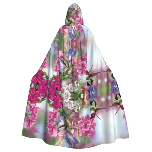 SamLng Neuheit Kolibri Kapuzenumhang für Erwachsene - Bequemer und langlebiger Kapuzenumhang für Halloween, Ostern, Karneval, Weihnachten von SamLng