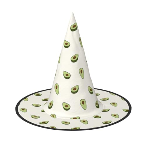 SamLng Niedliche Avocado Erwachsene Halloween Kostüm Hut - Hexenhut Party Zubehör - Faltbar für Weihnachten, Ostern & Halloween SamLng Niedliche Avocado Erwachsene Halloween Kostüm Hut - Hexenhut Party Zubehör - Faltbar für Weihnachten, Ostern & Halloween von SamLng