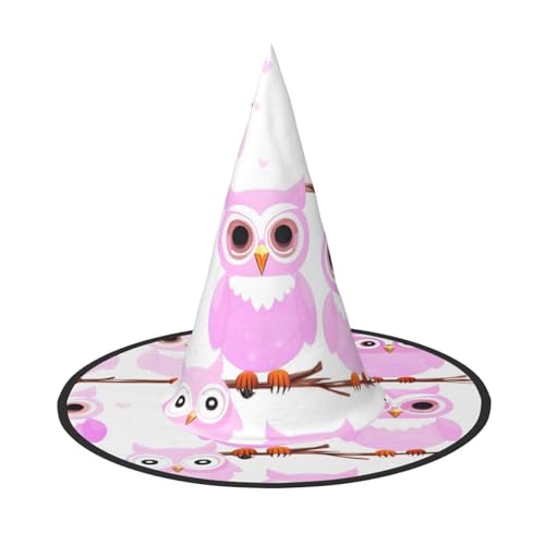 SamLng Niedliche Eule Erwachsene Halloween Kostüm Hut - Hexenhut Party Zubehör - Faltbar für Weihnachten, Ostern & Halloween SamLng Niedliche Eule Erwachsene Halloween Kostüm Hut - Hexenhut Party Zubehör - Faltbar für Weihnachten, Ostern & Halloween von SamLng
