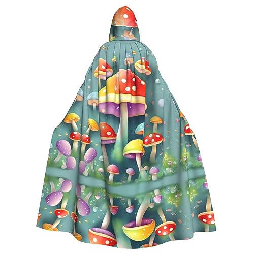 SamLng Niedlicher farbiger Pilz-Kapuzenumhang für Erwachsene – bequemer und langlebiger Kapuzenumhang für Halloween, Ostern, Karneval, Weihnachten SamLng Niedlicher farbiger Pilz-Kapuzenumhang für Erwachsene – bequemer und langlebiger Kapuzenumhang für Halloween, Ostern, Karneval, Weihnachten von SamLng