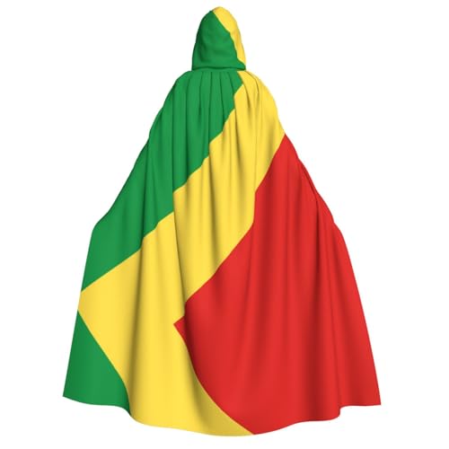 SamLng Republik Kongo Kapuzenumhang Erwachsene - Universal Rollenspiel Kostüm Cosplay Umhang Robe - Perfekt für Halloween, Ostern, Karneval SamLng Republik Kongo Kapuzenumhang Erwachsene - Universal Rollenspiel Kostüm Cosplay Umhang Robe - Perfekt für Halloween, Ostern, Karneval von SamLng