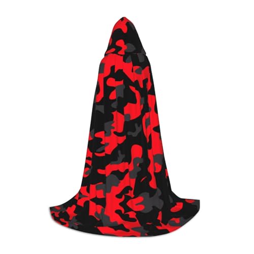 SamLng Roter Camouflage-Kapuzenumhang – perfekt für Weihnachten, Halloween, Ostern, Karnevalsparty und Cosplay-Bühnenkostüme SamLng Roter Camouflage-Kapuzenumhang – perfekt für Weihnachten, Halloween, Ostern, Karnevalsparty und Cosplay-Bühnenkostüme von SamLng