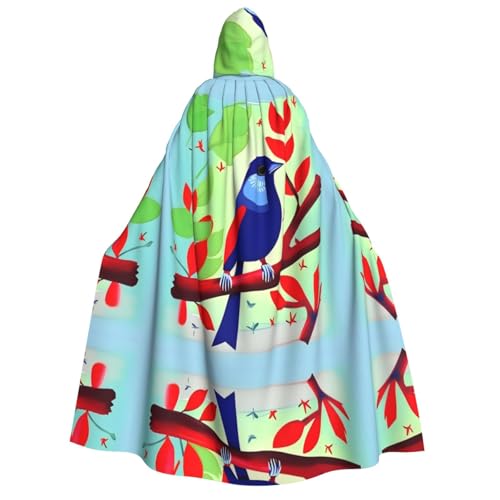 SamLng Roter Vogel-Umhang mit Kapuze, für Erwachsene, Damen, Herren, Rollenspiel-Kostüm, perfekt für Halloween, Ostern, Karneval und Partys SamLng Roter Vogel-Umhang mit Kapuze, für Erwachsene, Damen, Herren, Rollenspiel-Kostüm, perfekt für Halloween, Ostern, Karneval und Partys von SamLng