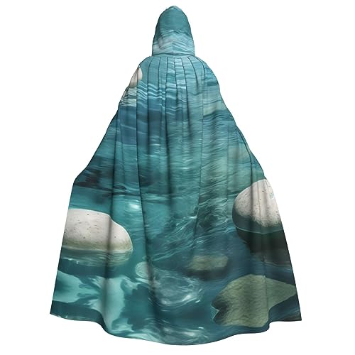 SamLng Ruhiger Wasser-Kapuzenumhang für Erwachsene – ideal für Cosplay, Weihnachten, Maskerade, Halloween, Ostern, Karnevalspartys SamLng Ruhiger Wasser-Kapuzenumhang für Erwachsene – ideal für Cosplay, Weihnachten, Maskerade, Halloween, Ostern, Karnevalspartys von SamLng