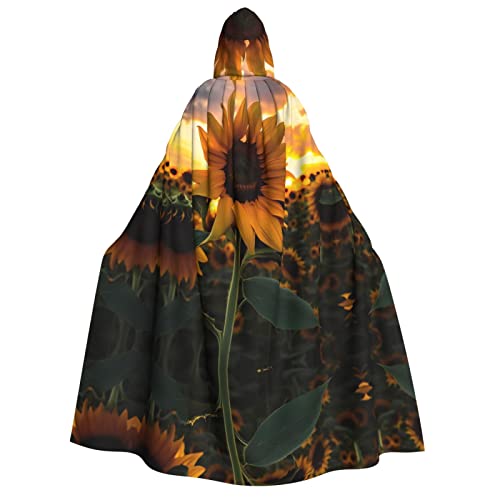 SamLng Sonnenblumenumhang mit Kapuze für Erwachsene, Damen, Herren, Rollenspiel-Kostüm, perfekt für Halloween, Ostern, Karneval und Partys SamLng Sonnenblumenumhang mit Kapuze für Erwachsene, Damen, Herren, Rollenspiel-Kostüm, perfekt für Halloween, Ostern, Karneval und Partys von SamLng