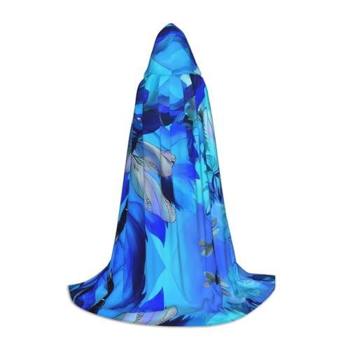 SamLng Umhang mit Kapuze, blaue Libelle, perfekt für Weihnachten, Halloween, Ostern, Karneval und Cosplay SamLng Umhang mit Kapuze, blaue Libelle, perfekt für Weihnachten, Halloween, Ostern, Karneval und Cosplay von SamLng
