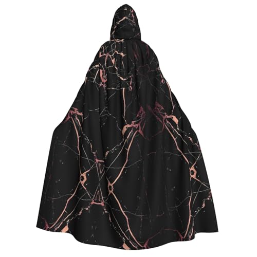 SamLng Umhang mit Kapuze aus schwarzem Roségold, für Erwachsene, Damen, Herren, Rollenspiel-Kostüm, perfekt für Halloween, Ostern, Karneval und Partys SamLng Umhang mit Kapuze aus schwarzem Roségold, für Erwachsene, Damen, Herren, Rollenspiel-Kostüm, perfekt für Halloween, Ostern, Karneval und Partys von SamLng