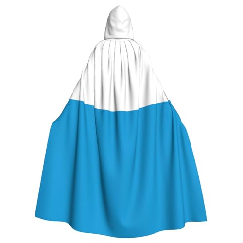 SamLng Umhang mit Kapuze und Bayerischer Flagge, Rollenspiel-Kostüm für Erwachsene, perfekt für Weihnachten, Zauberer, Magier Motto-Partys SamLng Umhang mit Kapuze und Bayerischer Flagge, Rollenspiel-Kostüm für Erwachsene, perfekt für Weihnachten, Zauberer, Magier Motto-Partys von SamLng