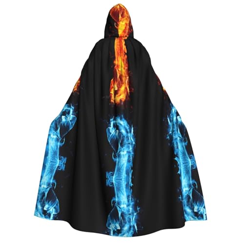 SamLng Umhang mit Kapuze und Eis- und Feuerboxen, für Erwachsene, Damen, Herren, Rollenspiel-Kostüm, perfekt für Halloween, Ostern, Karneval und Partys SamLng Umhang mit Kapuze und Eis- und Feuerboxen, für Erwachsene, Damen, Herren, Rollenspiel-Kostüm, perfekt für Halloween, Ostern, Karneval und Partys von SamLng