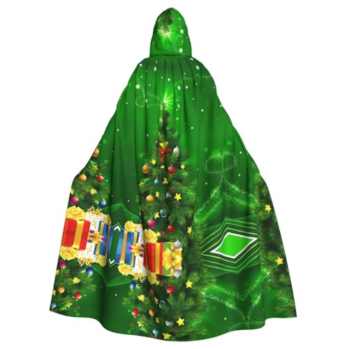 SamLng Weihnachtsbäume Geschenke Kapuzenumhang für Erwachsene - Bequemer und langlebiger Kapuzenumhang für Halloween, Ostern, Karneval, Weihnachten SamLng Weihnachtsbäume Geschenke Kapuzenumhang für Erwachsene - Bequemer und langlebiger Kapuzenumhang für Halloween, Ostern, Karneval, Weihnachten von SamLng