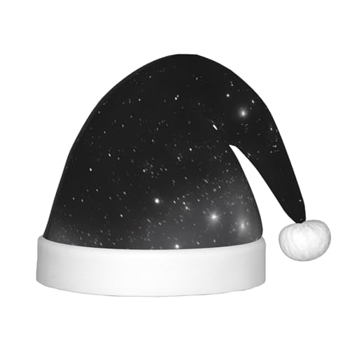 Schwarz-weiße Galaxie-Weihnachtsmütze – klassische Weihnachtsmann- und Neujahrsparty-Kopfbedeckung – perfekt für Feiertage, Halloween Schwarz-weiße Galaxie-Weihnachtsmütze – klassische Weihnachtsmann- und Neujahrsparty-Kopfbedeckung – perfekt für Feiertage, Halloween von SamLng
