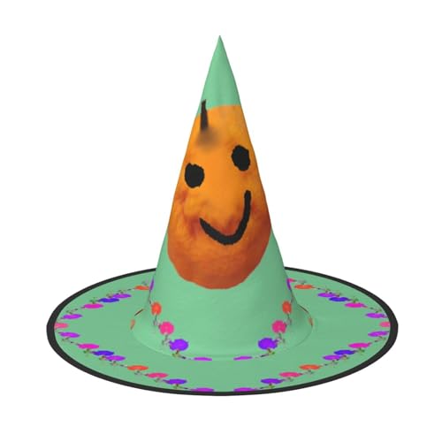 Smiley Citrus Erwachsene Halloween Kostüm Hut - Hexenhut Party Zubehör - Faltbar für Weihnachten, Ostern & Halloween Smiley Citrus Erwachsene Halloween Kostüm Hut - Hexenhut Party Zubehör - Faltbar für Weihnachten, Ostern & Halloween von SamLng