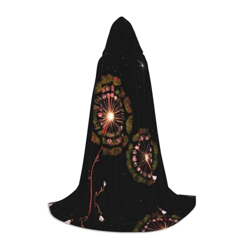 Starry Pusteblume Kapuzenumhang - Rollenspiel Kostüm für Teenager geeignet für Cosplay, Weihnachten, Halloween, Ostern, Karneval von SamLng