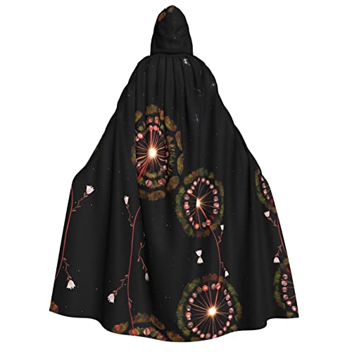 Sternen-Pusteblumen-Umhang mit Kapuze, für Erwachsene, Damen, Herren, Rollenspiel-Kostüm, perfekt für Halloween, Ostern, Karneval und Partys Sternen-Pusteblumen-Umhang mit Kapuze, für Erwachsene, Damen, Herren, Rollenspiel-Kostüm, perfekt für Halloween, Ostern, Karneval und Partys von SamLng