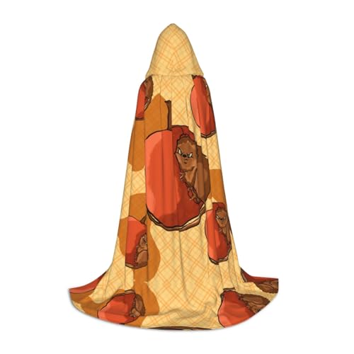 Süßer kleiner Hamster Kapuzenumhang - Rollenspiel-Kostüm für Teenager, geeignet für Cosplay, Weihnachten, Halloween, Ostern, Karneval Süßer kleiner Hamster Kapuzenumhang - Rollenspiel-Kostüm für Teenager, geeignet für Cosplay, Weihnachten, Halloween, Ostern, Karneval von SamLng