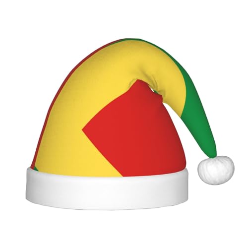 Weihnachtsmütze der Republik Kongo, klassische Weihnachtsmann- und Neujahrsparty-Kopfbedeckung, perfekt für Feiertage, Halloween Weihnachtsmütze der Republik Kongo, klassische Weihnachtsmann- und Neujahrsparty-Kopfbedeckung, perfekt für Feiertage, Halloween von SamLng