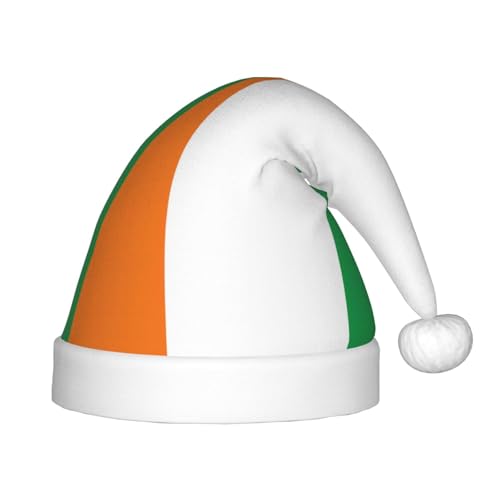 Weihnachtsmütze mit Flagge der Elfenbeinküste – klassische Weihnachtsmann- und Neujahrsparty-Kopfbedeckung – perfekt für Feiertage, Halloween von SamLng