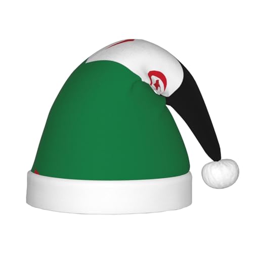Weihnachtsmütze mit Flagge der Westsahara, klassische Weihnachtsmann- und Neujahrsparty-Kopfbedeckung, perfekt für Feiertage, Halloween von SamLng