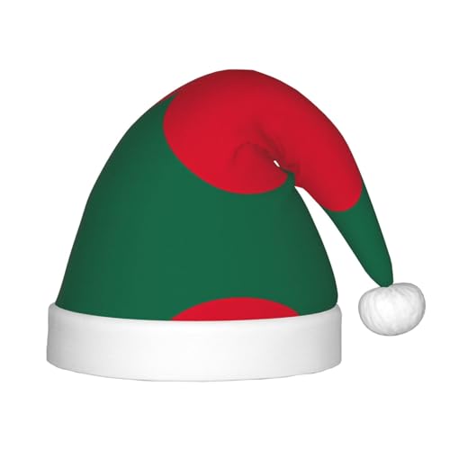 Weihnachtsmütze mit Flagge von Bangladesch – klassische Weihnachtsmann- und Neujahrsparty-Kopfbedeckung – perfekt für Feiertage, Halloween Weihnachtsmütze mit Flagge von Bangladesch – klassische Weihnachtsmann- und Neujahrsparty-Kopfbedeckung – perfekt für Feiertage, Halloween von SamLng