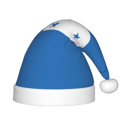 Weihnachtsmütze mit Flagge von Honduras – klassische Weihnachtsmann- und Neujahrsparty-Kopfbedeckung – perfekt für Feiertage, Halloween Weihnachtsmütze mit Flagge von Honduras – klassische Weihnachtsmann- und Neujahrsparty-Kopfbedeckung – perfekt für Feiertage, Halloween von SamLng