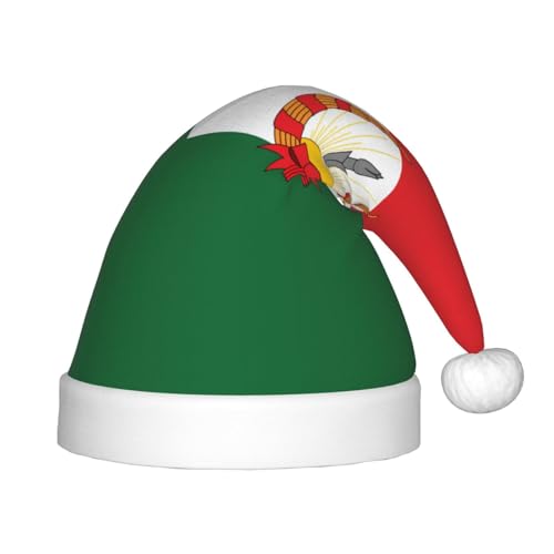 Weihnachtsmütze mit Flagge von Mahabad, klassische Weihnachtsmann- und Neujahrsparty-Kopfbedeckung, perfekt für Feiertage, Halloween Weihnachtsmütze mit Flagge von Mahabad, klassische Weihnachtsmann- und Neujahrsparty-Kopfbedeckung, perfekt für Feiertage, Halloween von SamLng