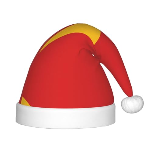 Weihnachtsmütze mit Flagge von Timor, klassische Weihnachtsmann- und Neujahrsparty-Kopfbedeckung, perfekt für Feiertage, Halloween Weihnachtsmütze mit Flagge von Timor, klassische Weihnachtsmann- und Neujahrsparty-Kopfbedeckung, perfekt für Feiertage, Halloween von SamLng