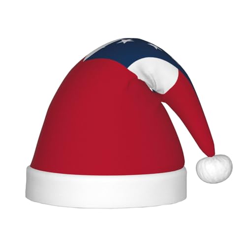 Weihnachtsmütze mit Georgia-Flagge, klassische Weihnachtsmann- und Neujahrsparty-Kopfbedeckung, perfekt für Feiertage, Halloween Weihnachtsmütze mit Georgia-Flagge, klassische Weihnachtsmann- und Neujahrsparty-Kopfbedeckung, perfekt für Feiertage, Halloween von SamLng