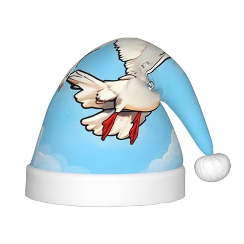 Weihnachtsmütze mit fliegenden Möwen – klassische Weihnachtsmann- und Neujahrsparty-Kopfbedeckung – perfekt für Feiertage, Halloween Weihnachtsmütze mit fliegenden Möwen – klassische Weihnachtsmann- und Neujahrsparty-Kopfbedeckung – perfekt für Feiertage, Halloween von SamLng